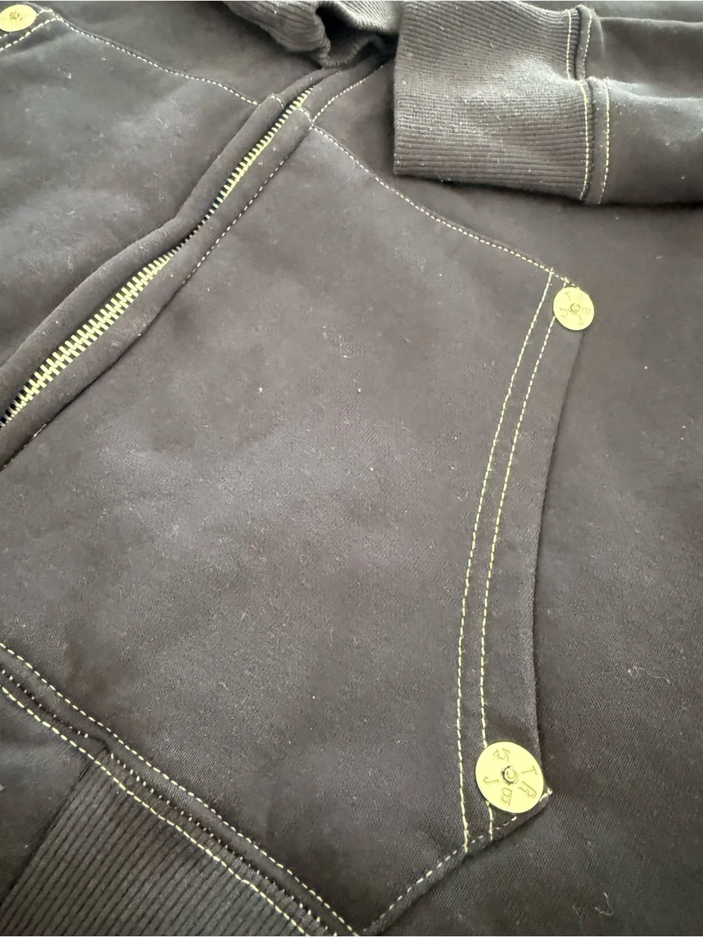 True Religion Navy Blue hoodie Sz(M)